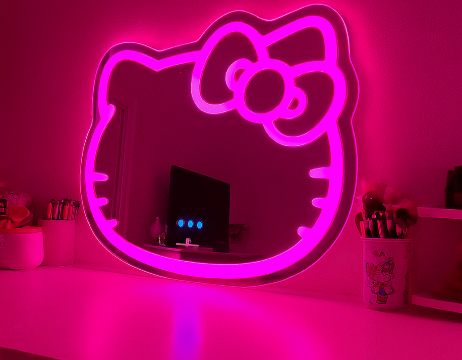 Hello Kitty Led Wall Mirror