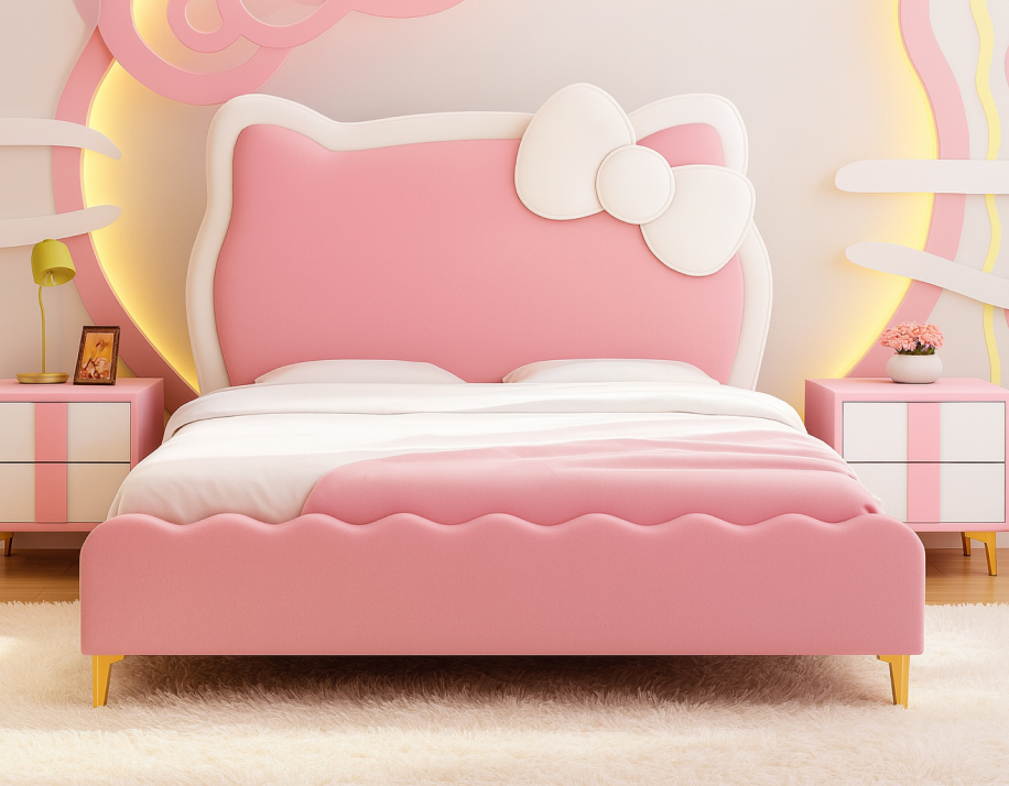 Queen Size Hello Kitty bed